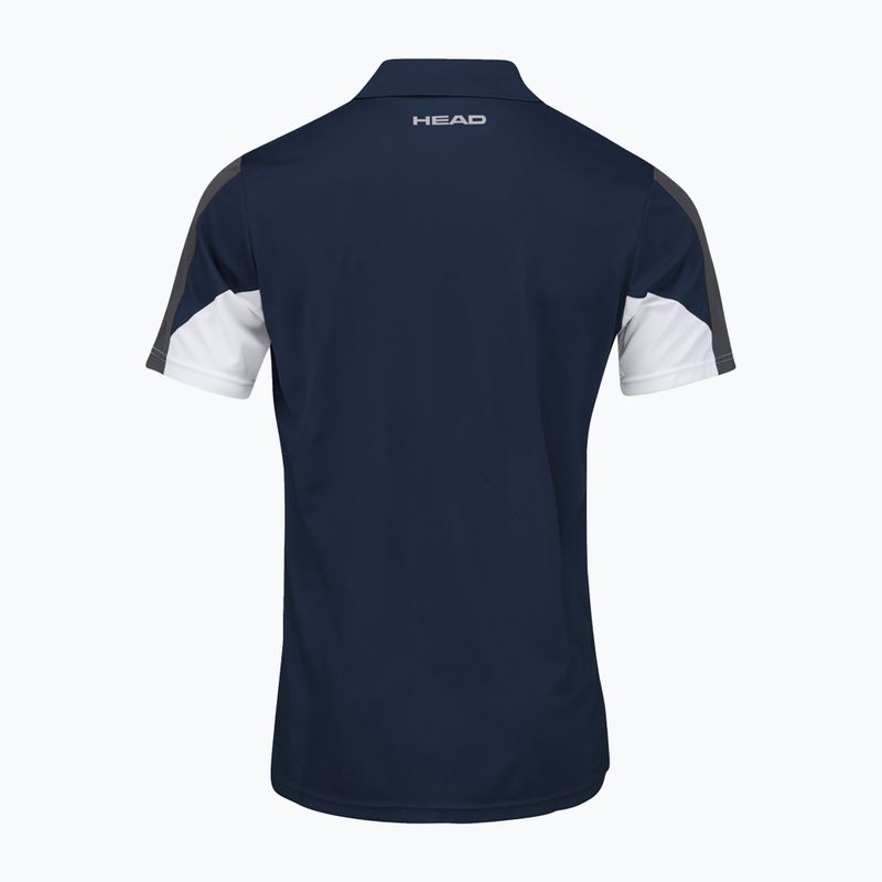 HEAD Club 22 Tech vyriški polo marškinėliai tamsiai mėlyni 811421 6