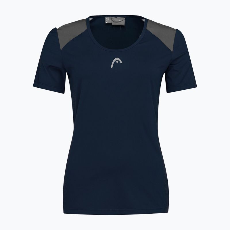 Moteriški teniso marškinėliai HEAD Club 22 Tech navy blue 814431