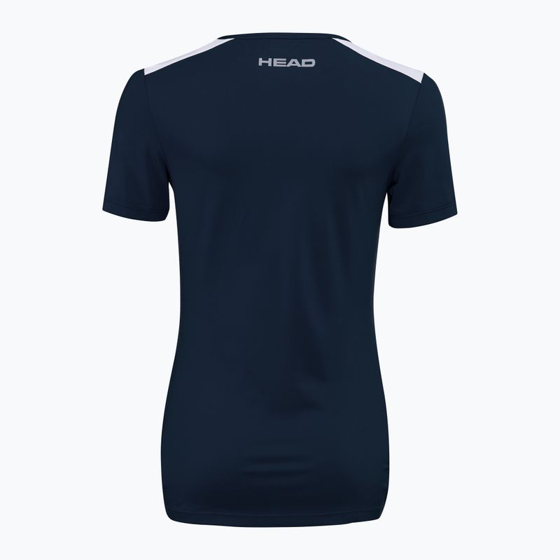 Moteriški teniso marškinėliai HEAD Club 22 Tech navy blue 814431 2