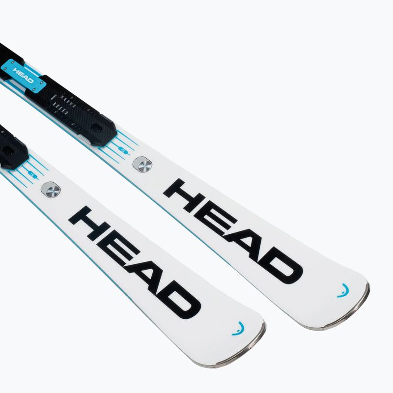 Kalnų slidės HEAD WC Rebels e-SL RP EVO 14 + apkaustai Freeflex 14 GW white/blue 3