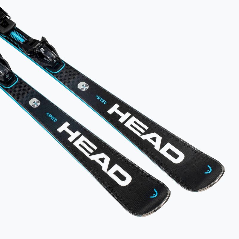 Kalnų slidės HEAD Supershape e-Speed SW BB-PR + apkaustai PRD 12 GW black/blue 3