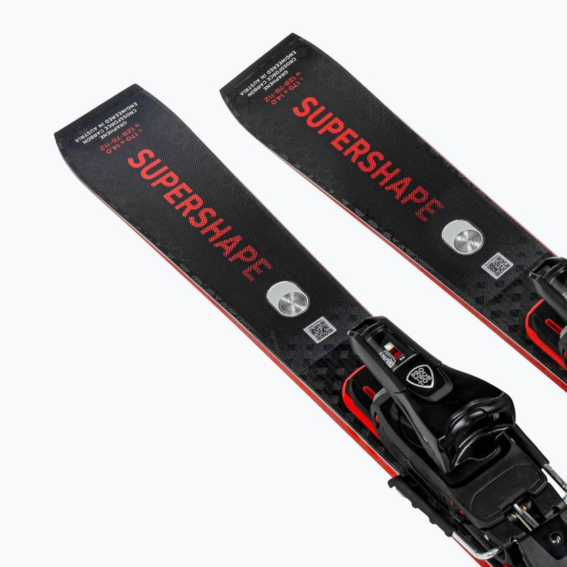 Kalnų slidės HEAD Supershape e-Rally SW BB-PR + PRD 12 GW black/red 4