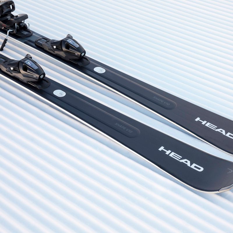 Kalnų slidės HEAD Shape e-V10 SW AMT-PR + apkaustai PR 11 GW anthracite/grey 8