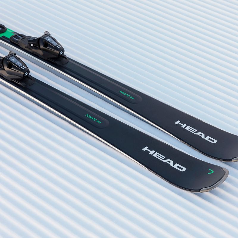 Kalnų slidės HEAD Shape V4 AMT-PR + apkaustai PR 11 GW anthracite/green 8