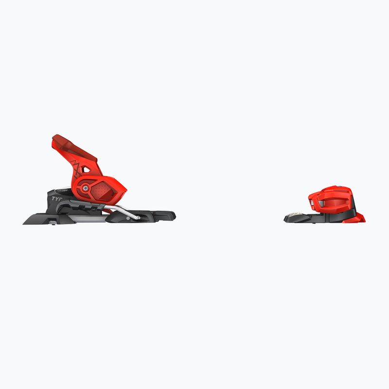 Kalnų slidės HEAD Kore 100 Ti + apkaustai Attack 14 GW black/red 8