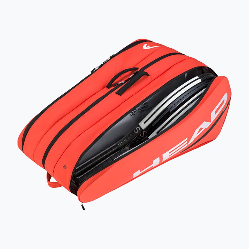 Teniso krepšys HEAD Tour Racquey XL 95 l fluo orange 2