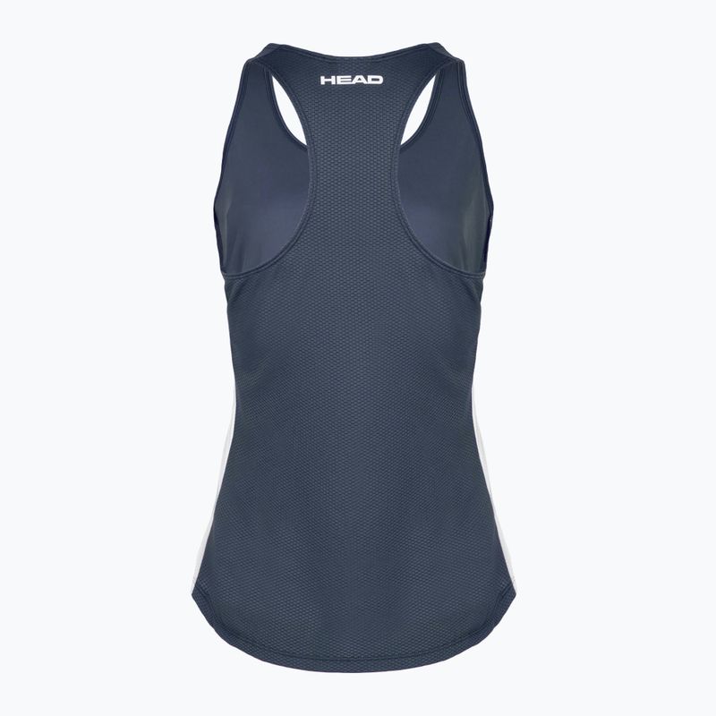 Moterų teniso marškinėliai HEAD Spirit Tank Top navy 2