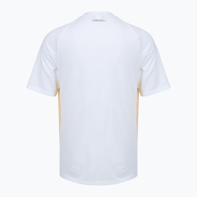 Vyriški teniso marškinėliai HEAD Performance print white 2