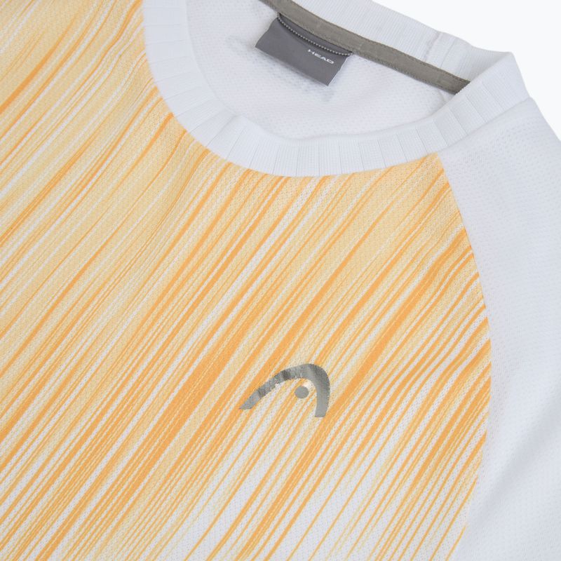 Vyriški teniso marškinėliai HEAD Performance print white 3