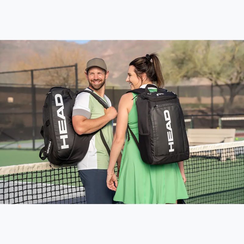 Rakečių krepšys HEAD Pro Pickleball Bag 45 l black/ white 5
