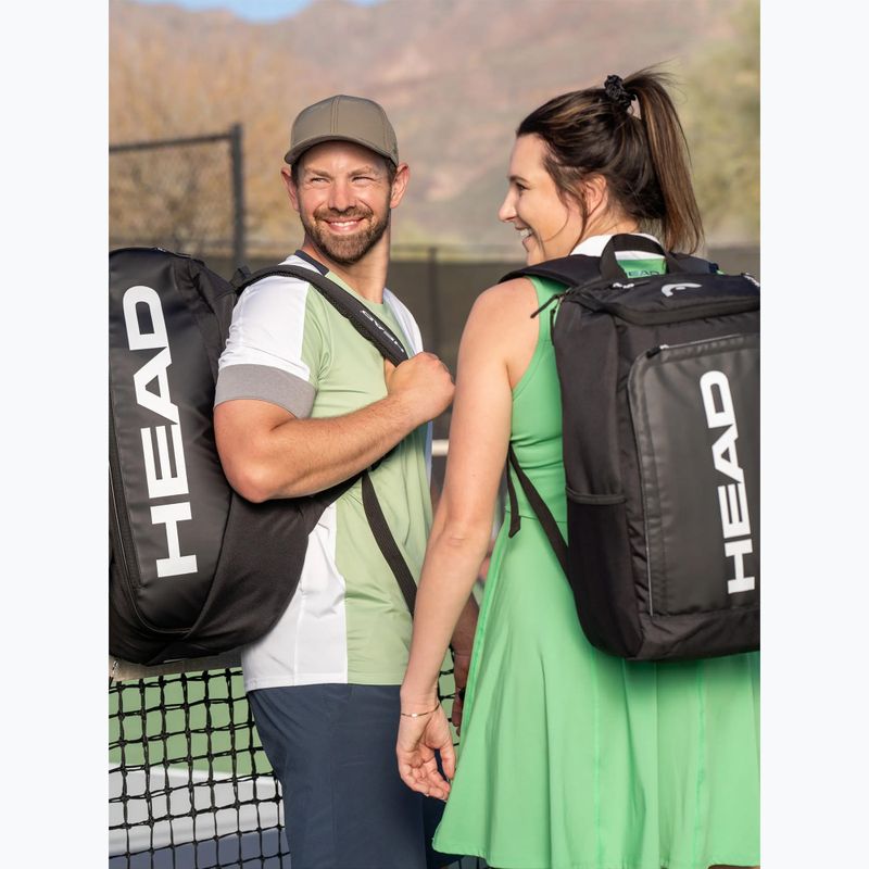 Kuprinė HEAD Pro Pickleball Backpack 26 l black/white 4