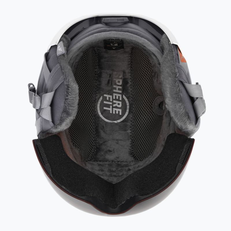 Moteriškas slidinėjimo šalmas HEAD Cinema W white/silver red 5