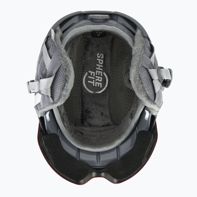 Moteriškas slidinėjimo šalmas HEAD Cinema Pro W grey/red yellow 4