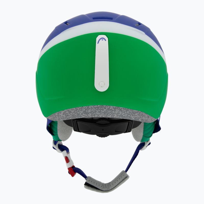 Vaikiškas slidinėjimo šalmas Head Mojo Visor Jr blue/green/silver red 4