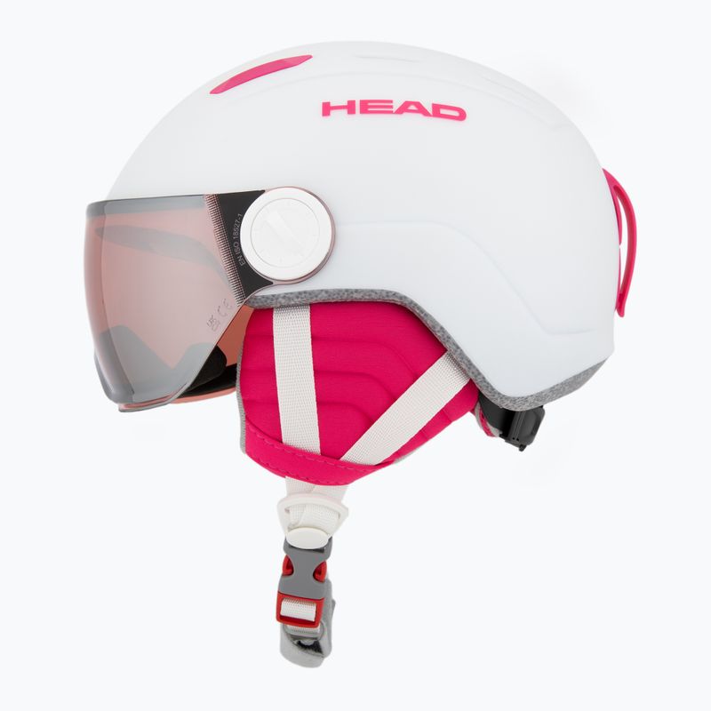 Vaikiškas slidinėjimo šalmas HEAD Maja Visor white/silver red 3