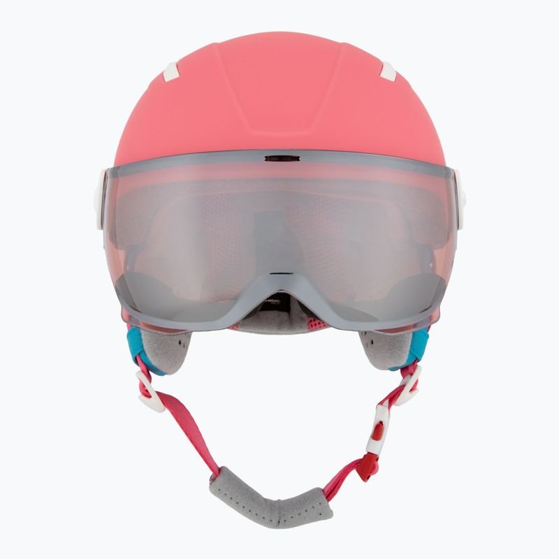 Vaikiškas slidinėjimo šalmas HEAD Maja Visor pink/blue/silver red 2