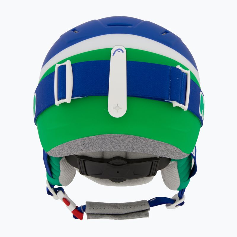 Vaikiškas slidinėjimo šalmas HEAD Mojo Set + Gogle Jr blue/green/silver red 3
