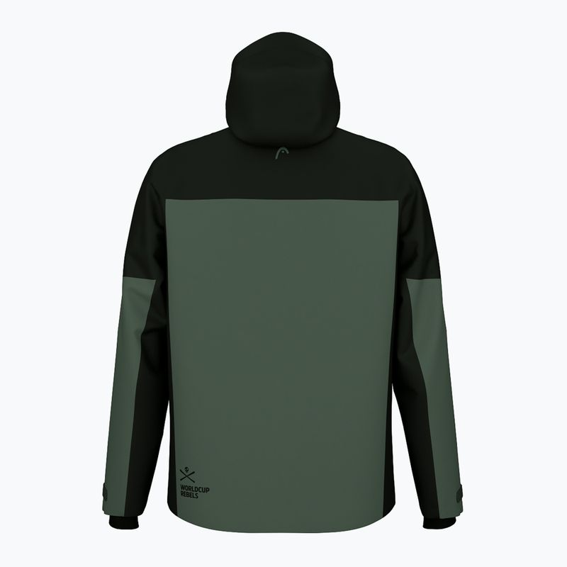 Vyriška slidinėjimo striukė HEAD Race Nova black/dark thyme 2