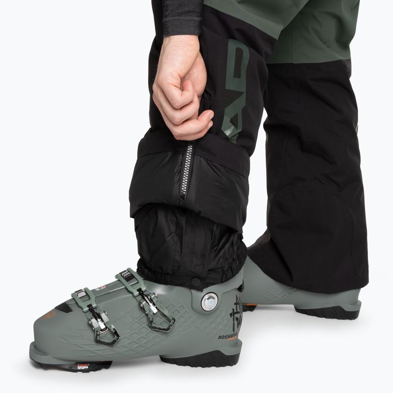 Vyriškos slidinėjimo kelnės HEAD Race Nova black/dark thyme 6