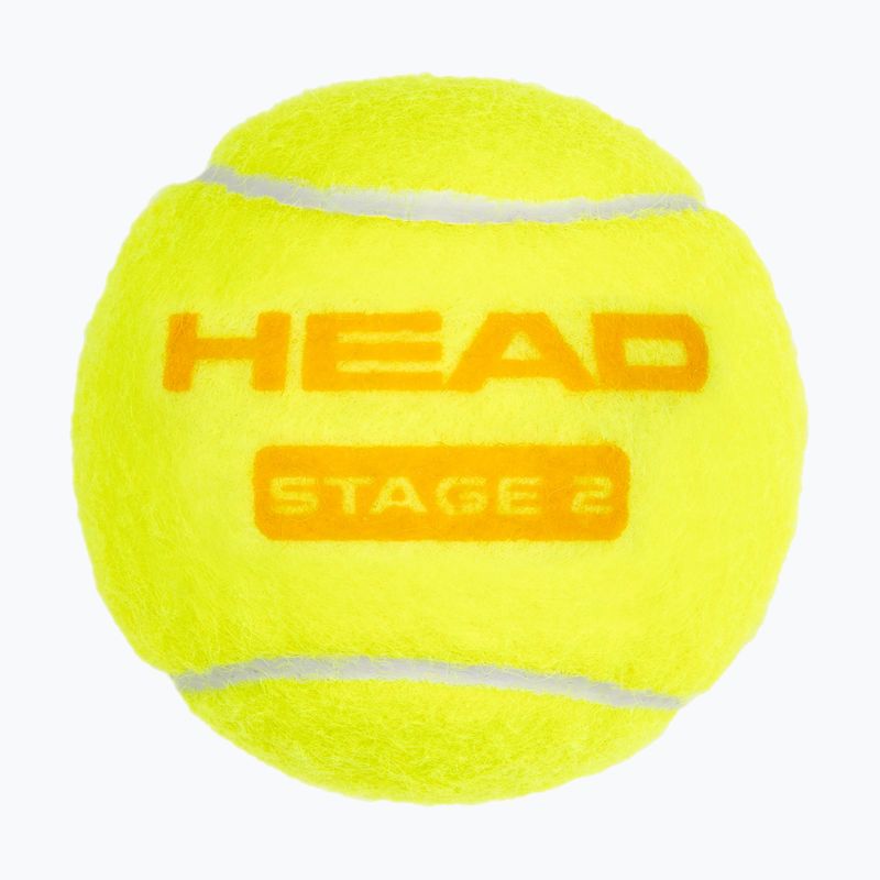 Vaikiški teniso kamuoliukai HEAD Stage 2 3 vnt. orange 3