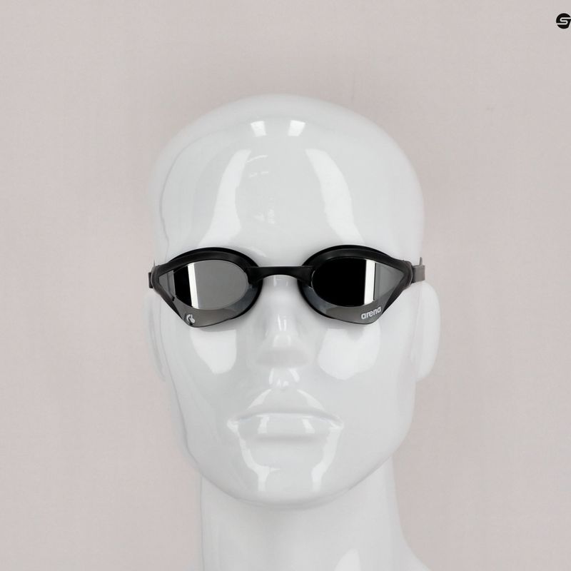Arena plaukimo akiniai Cobra Core Swipe Mirror silver/black 3
