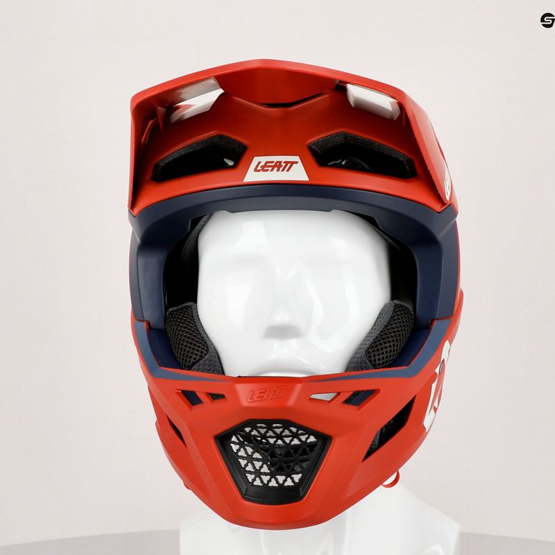 Leatt MTB 4.0 dviratininko šalmas V21.1 raudonas 1021000582 9