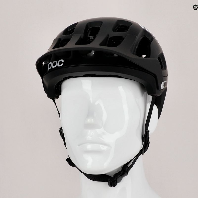 POC Tectal Race MIPS dviratininko šalmas urano juoda/vandenilio balta matinė 11