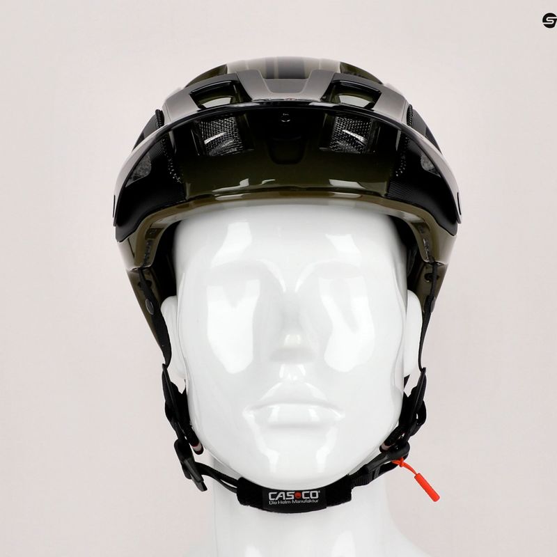CASCO MTBE 2 dviratininko šalmas juodai žalias 04.1345 9