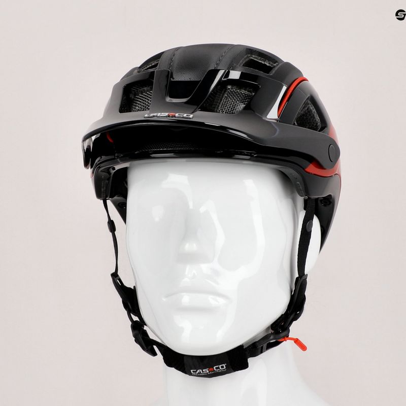 CASCO MTBE 2 dviratininko šalmas juodai raudonas 04.1325 9