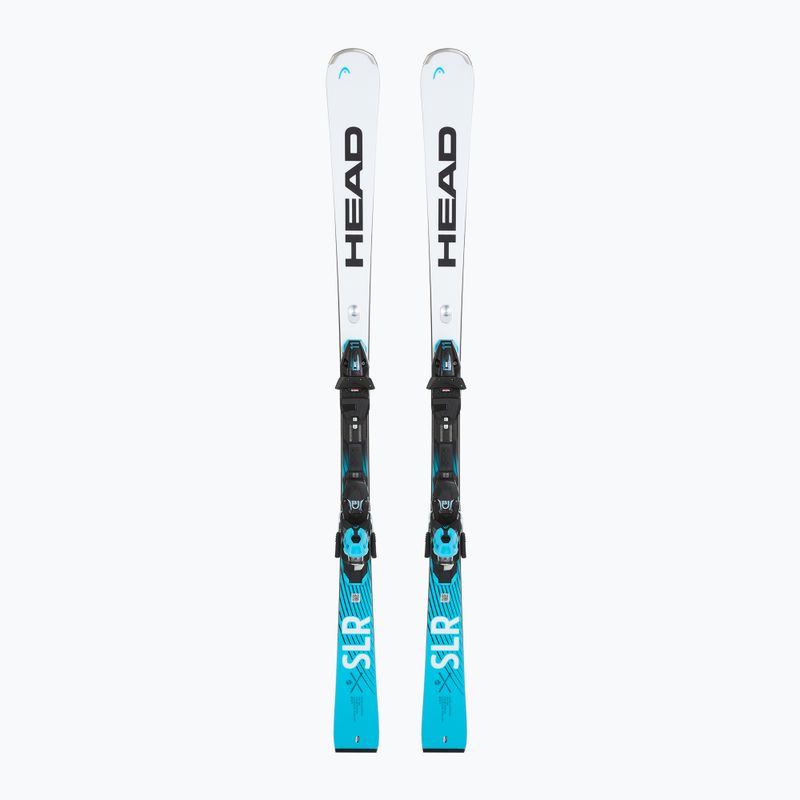 Kalnų slidės HEAD WC Rebels e.SLR + apkaustai PR 11 GW white/blue