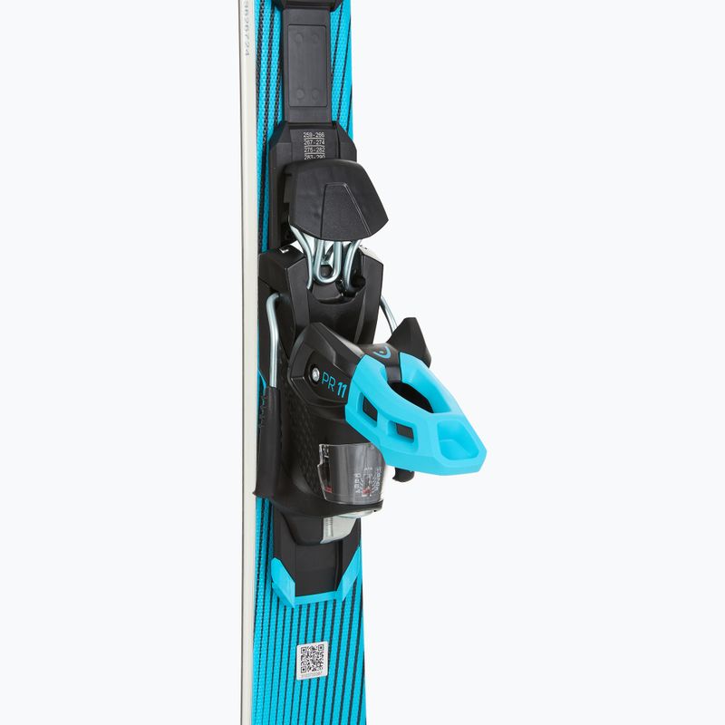 Kalnų slidės HEAD Worldcup Rebels e.GSR + apkaustai PR 11 GW black/blue 5