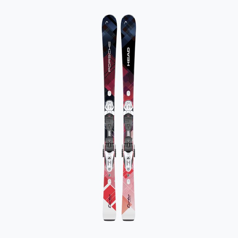 Moteriškos kalnų slidės HEAD Porsche W Series SW BB-PR + apkaustai Protector PR 13 GW black/violet