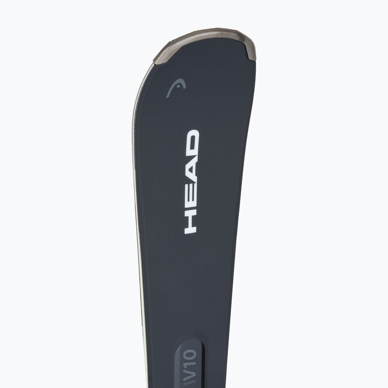 Kalnų slidės HEAD Shape e-V10 SW AMT-PR + apkaustai PR 11 GW anthracite/grey 6