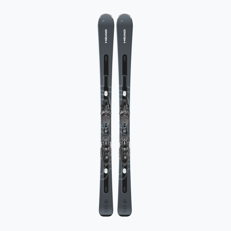 Kalnų slidės HEAD Shape e-V10 SW AMT-PR + apkaustai PR 11 GW anthracite/grey 8