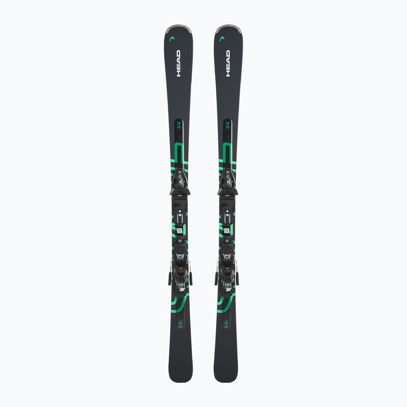 Kalnų slidės HEAD Shape V4 AMT-PR + apkaustai PR 11 GW anthracite/green