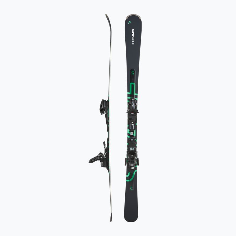 Kalnų slidės HEAD Shape V4 AMT-PR + apkaustai PR 11 GW anthracite/green 2