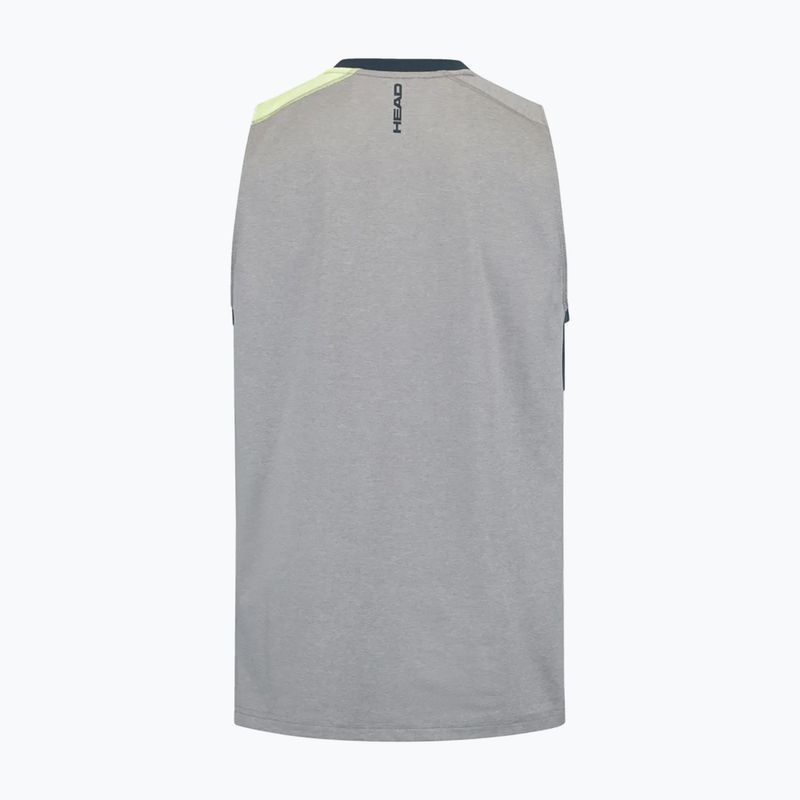 Vyriški teniso marškinėliai HEAD Topspin print vision m/navy 2