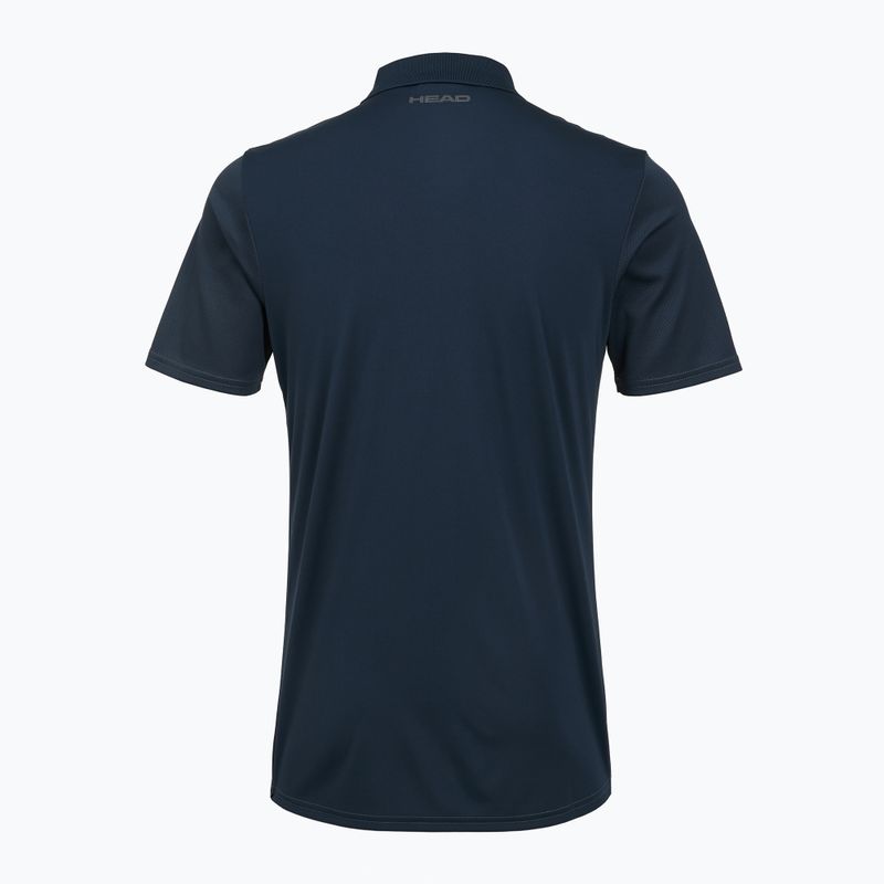 Vyriški teniso polo marškinėliai HEAD Club 25 Tech Polo navy 8