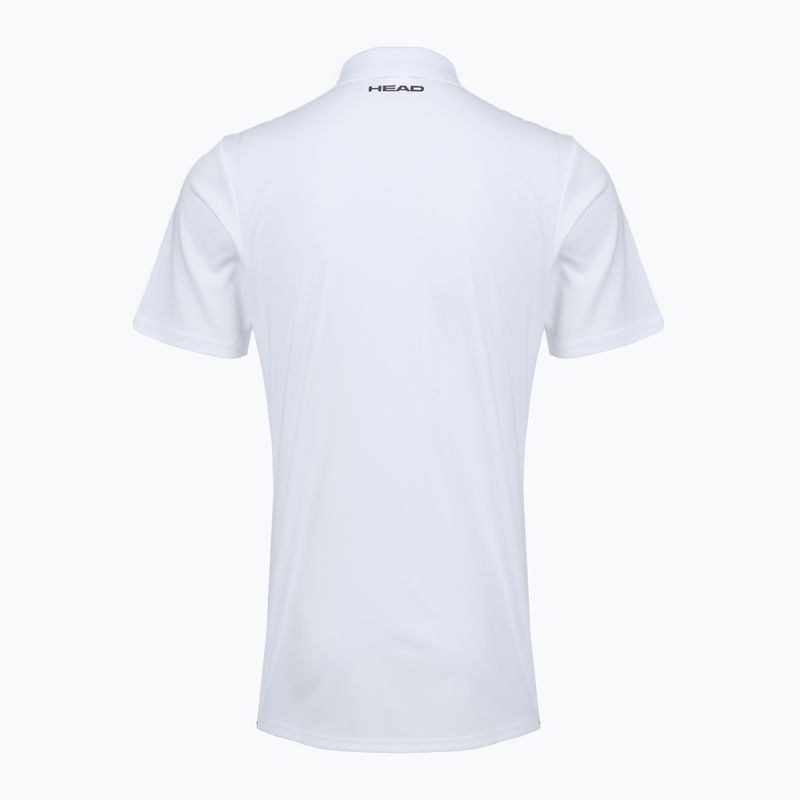 Vyriški teniso polo marškinėliai HEAD Club 25 Tech Polo white 2