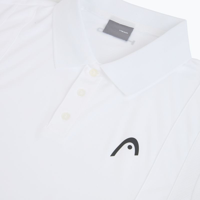 Vyriški teniso polo marškinėliai HEAD Club 25 Tech Polo white 3