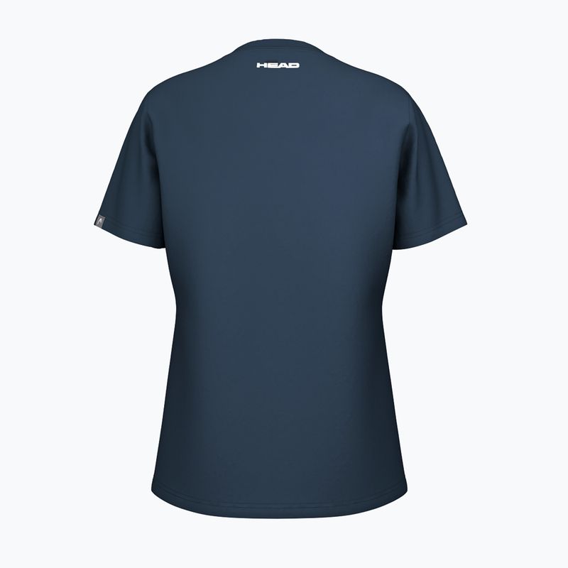 Moteriški teniso marškinėliai HEAD Rainbow W navy 2