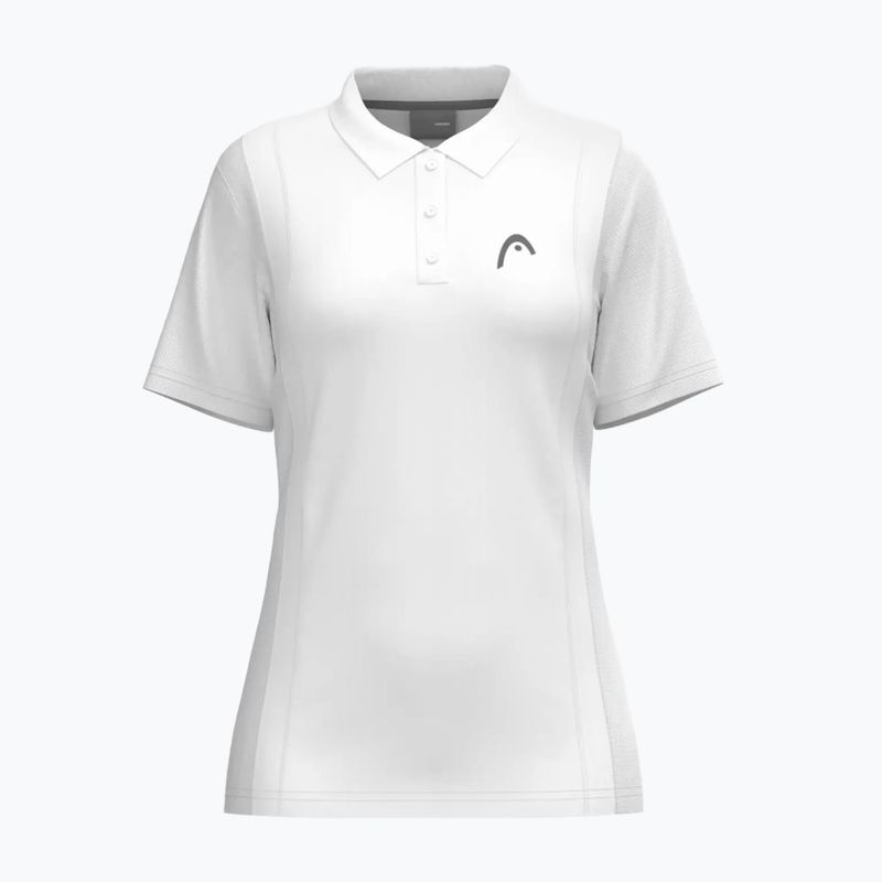 Moteriški teniso marškinėliai HEAD Club 25 Tech Polo W white 7
