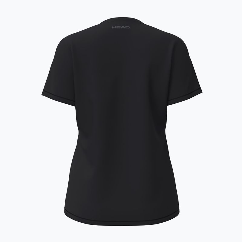 Moteriški teniso marškinėliai HEAD Club Original W black 2