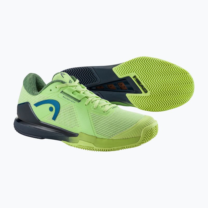 Vyriški teniso batai HEAD Sprint Pro 4.0 Clay lime/ navy 5