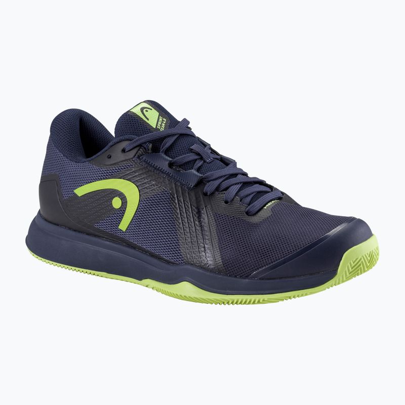 Vyriški teniso batai HEAD Sprint Team 4.0 Clay navy/ lime