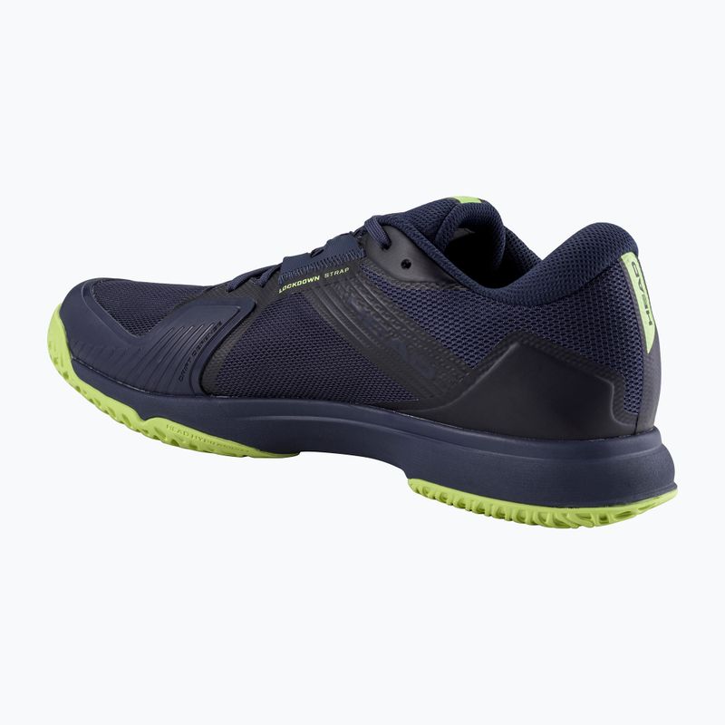 Vyriški teniso batai HEAD Sprint Team 4.0 Clay navy/ lime 2