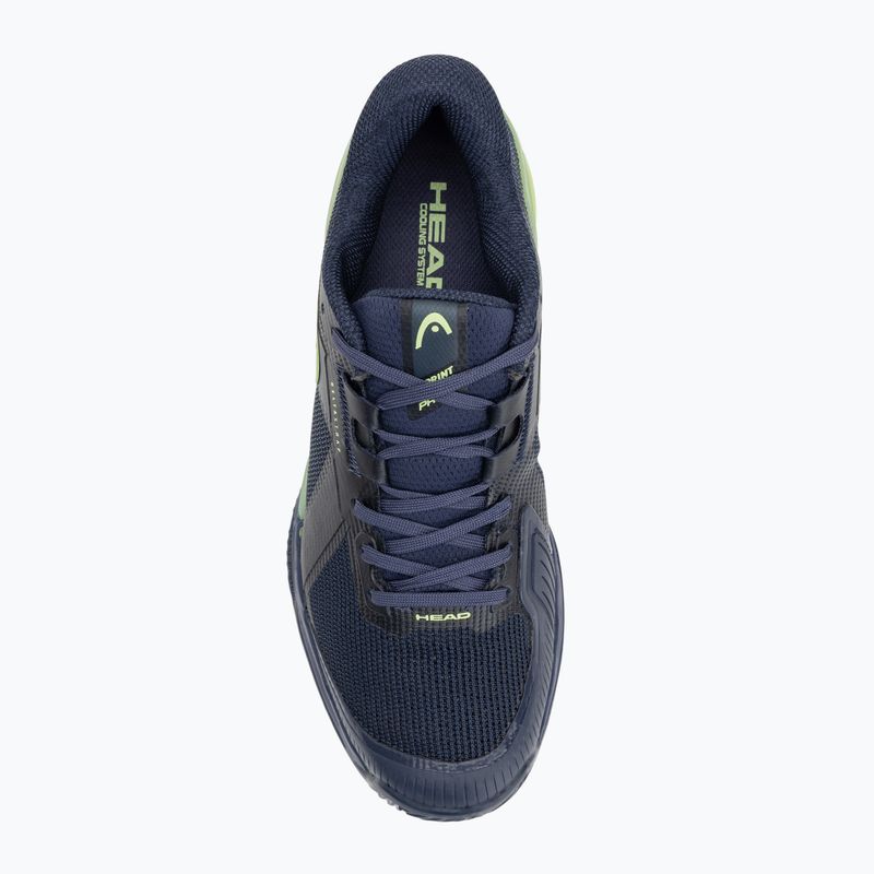 Vyriški padelio batai HEAD Sprint Pro 4.0 navy/ lime 5