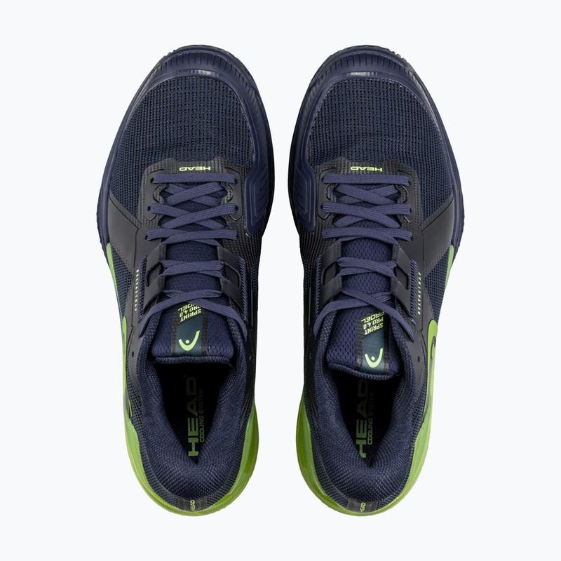 Vyriški padelio batai HEAD Sprint Pro 4.0 navy/ lime 4