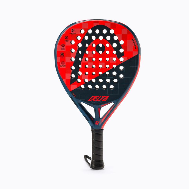HEAD Graphene 360+ Delta Elite With CB raudona/juoda irklentės raketė 228120