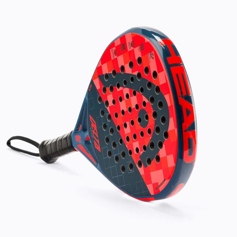 HEAD Graphene 360+ Delta Elite With CB raudona/juoda irklentės raketė 228120 2